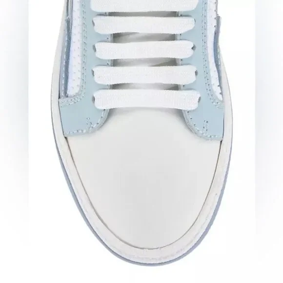 Giuseppe Zanotti Colorblock Leather Double-Zip Sneakers, NWT, Size EU 43